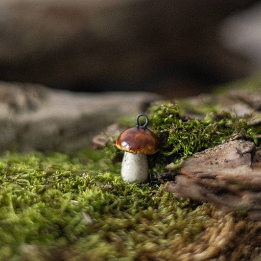 Mushroom necklace