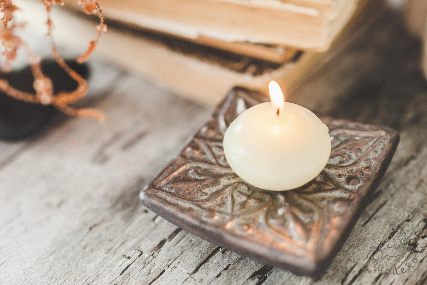 Brown soap dish