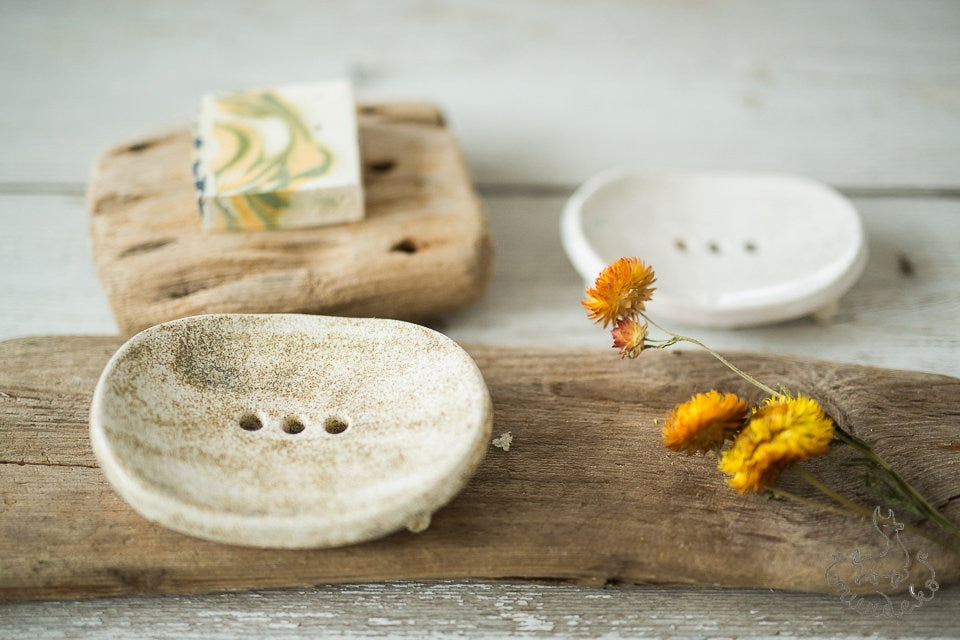 Rustic soap dish