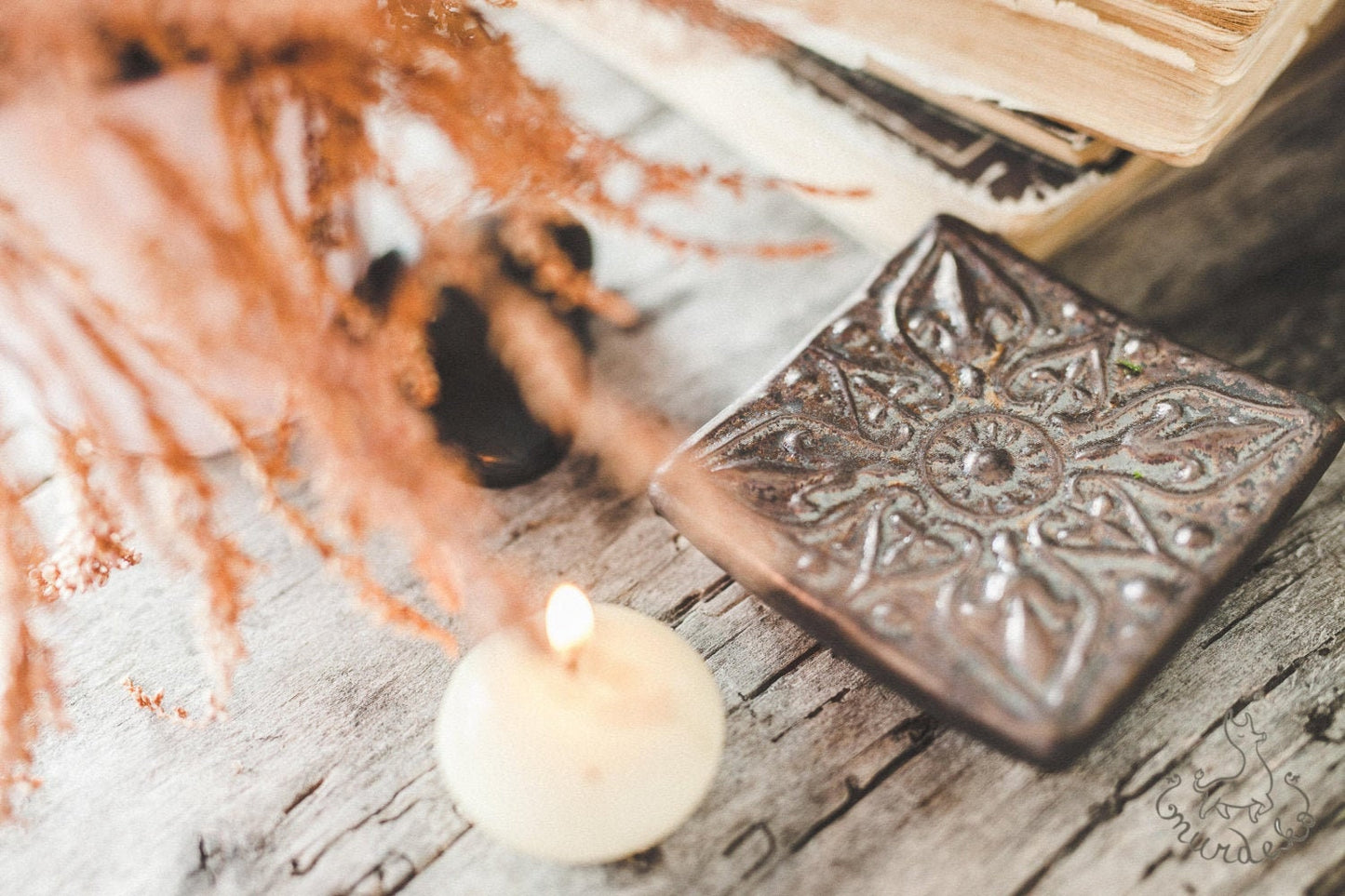Brown soap dish