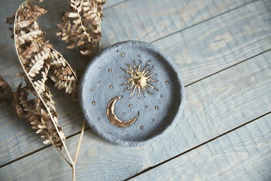 Gold plated incense holder