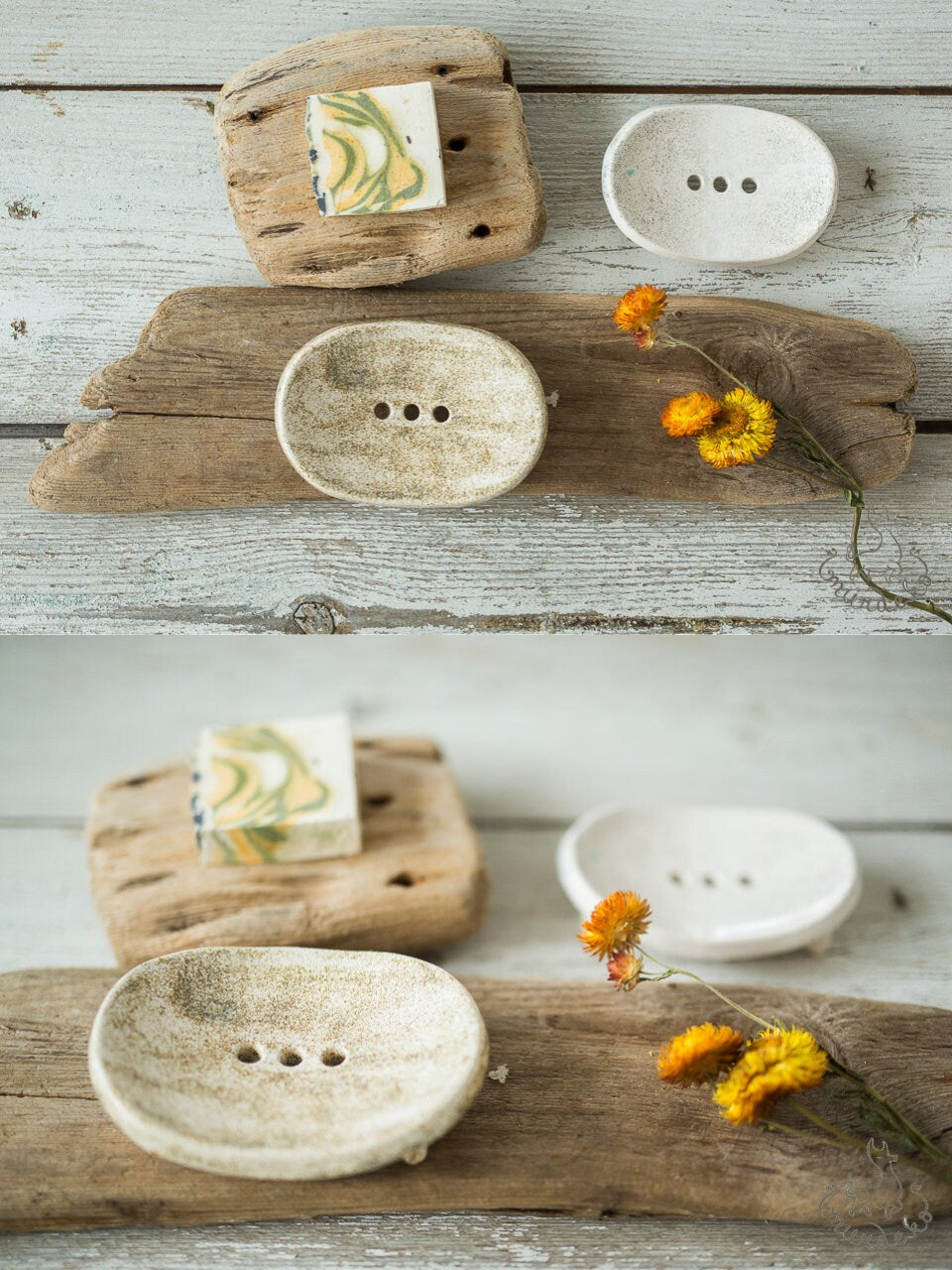 Rustic soap dish