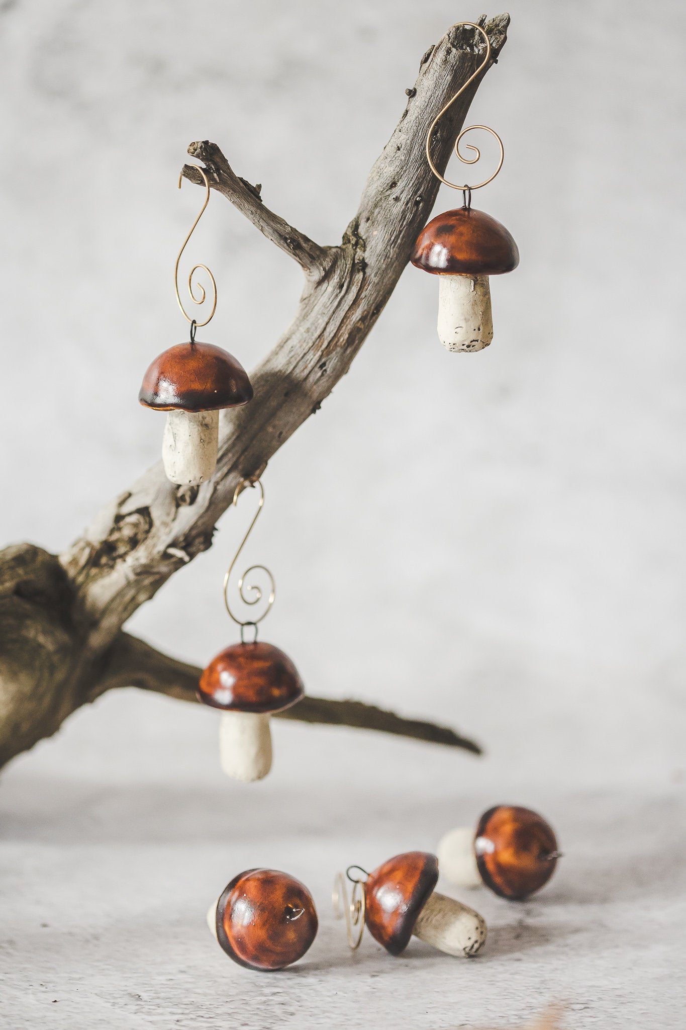Boletus mushroom ornament