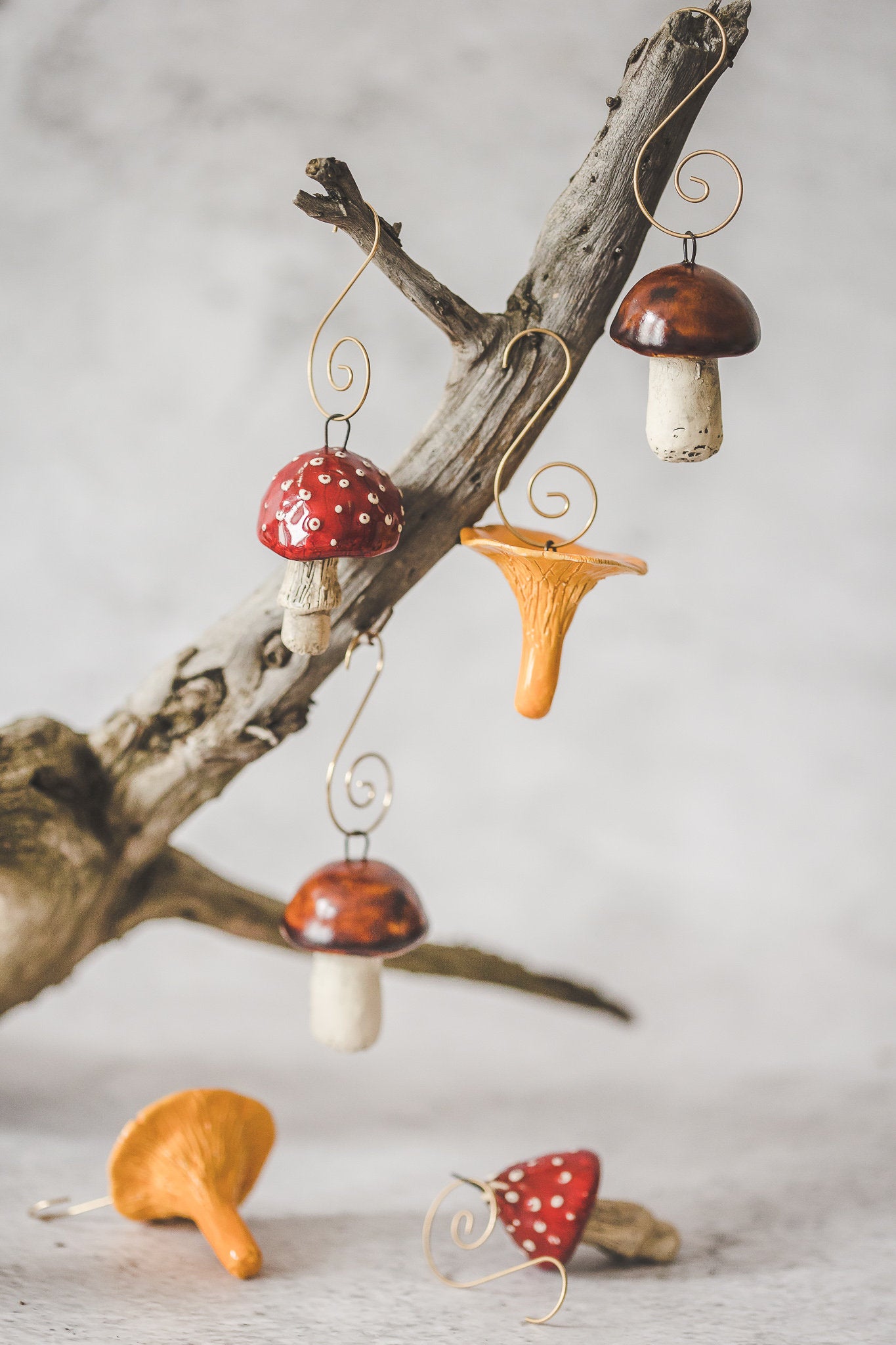 Boletus mushroom ornament