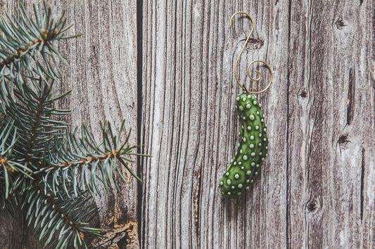 Christmas pickle ornament