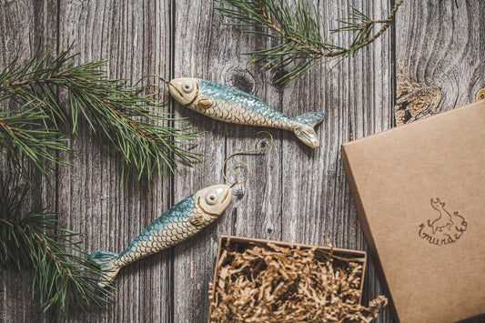 Fish Christmas ornament