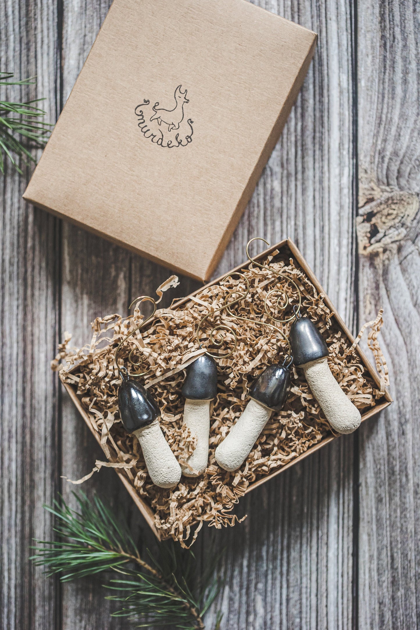 Stinkhorn mushrooms