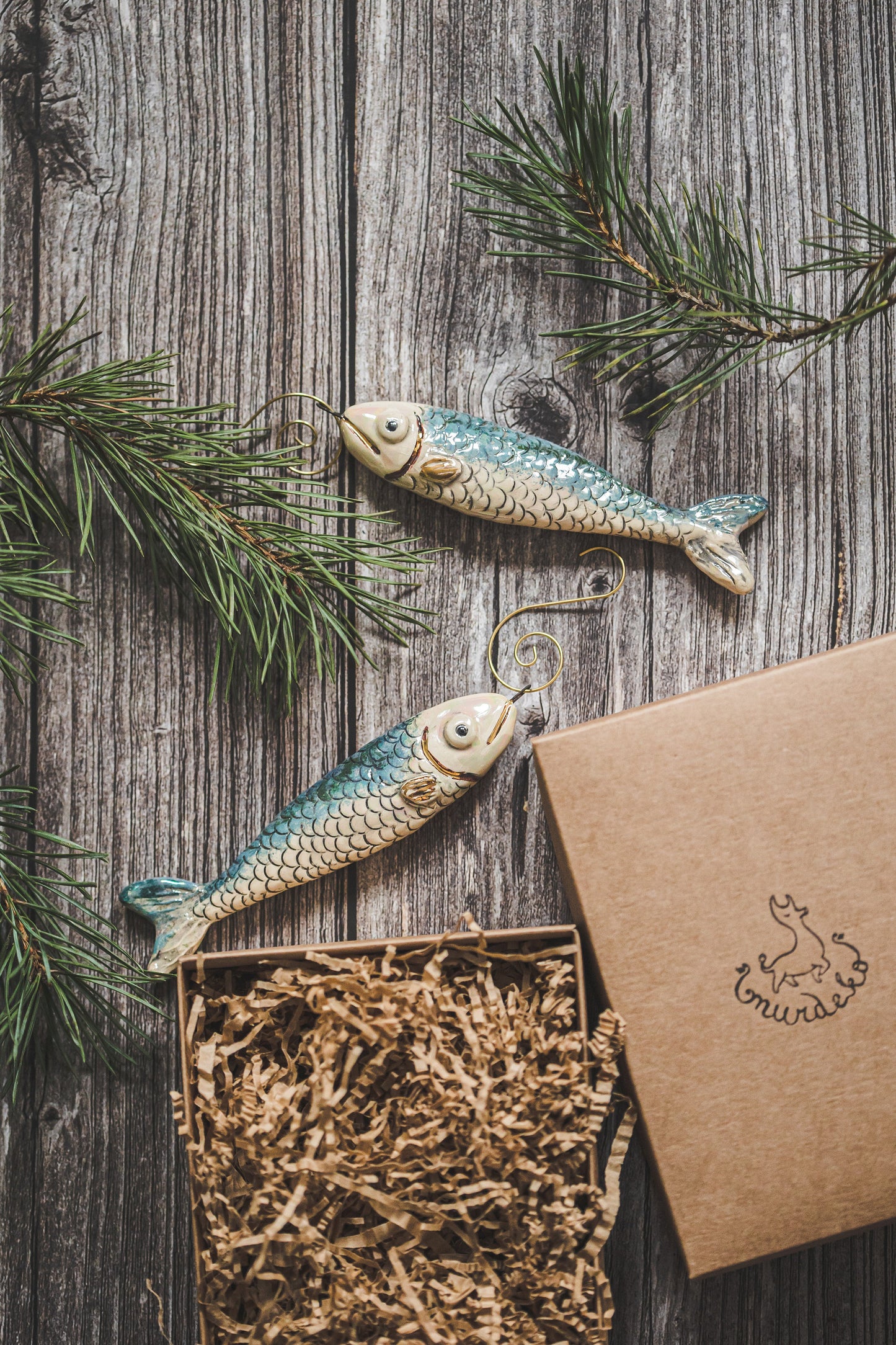 Fish Christmas ornament