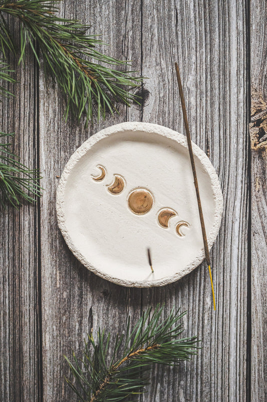 Frankincense burning plate