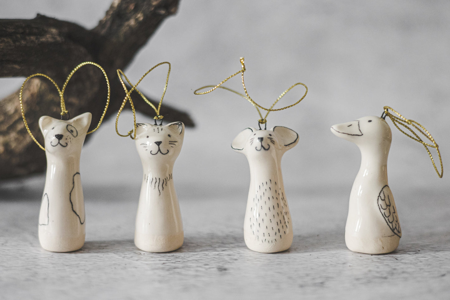 Domestic animals ornaments