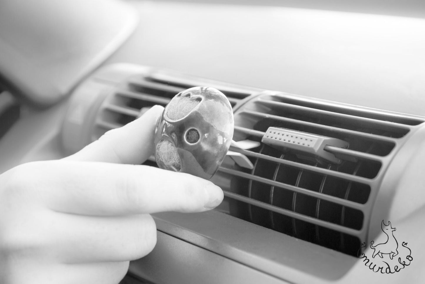 Pink car air freshener