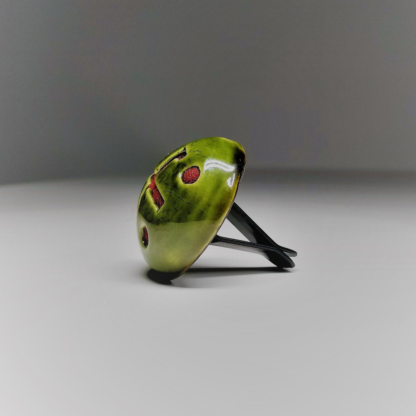 Green car air freshener